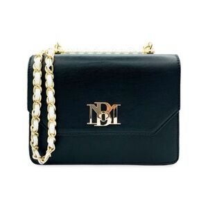 NEW BADGLEY MISCHKA Double-Sided Crossbody Bag black red with red strap